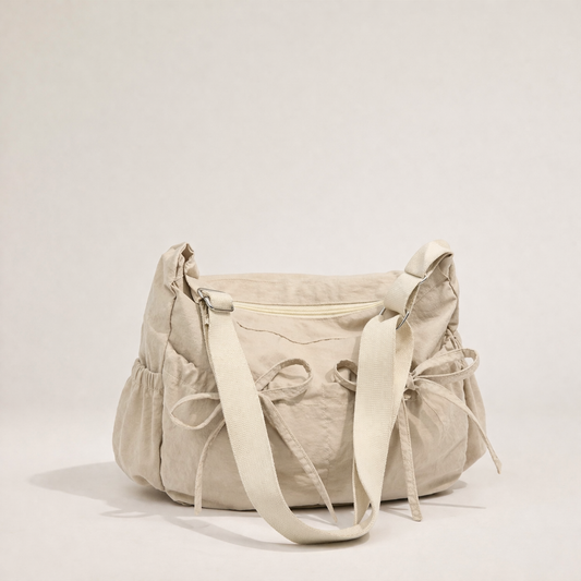 Soft Bow Lightweight Everyday Crossbody Shoulder Bag